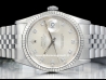 Rolex Datejust 36 Argento Jubilee Silver Lining Diamonds 16234